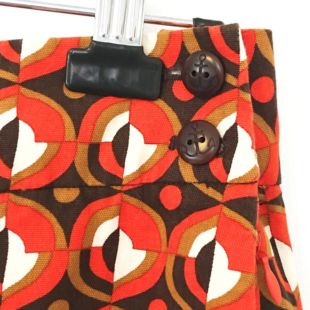 JCrew Op Art Mini Skirt